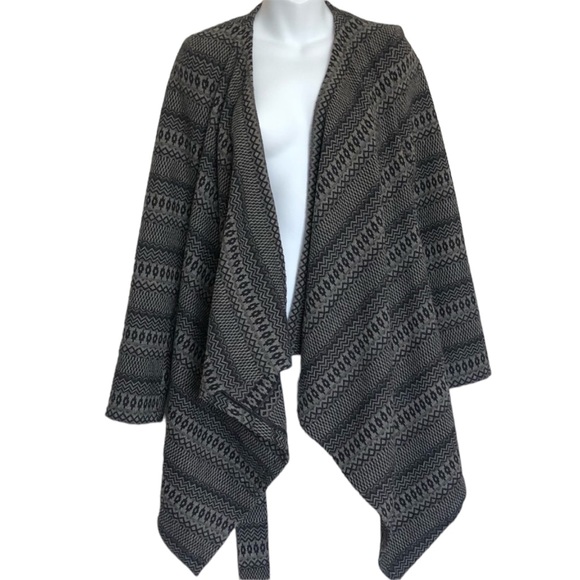 Jack By BB Dakota Women’s Wool Blend Kimmy Dark Grey Sweater Jacket Sz S - Picture 3 of 10